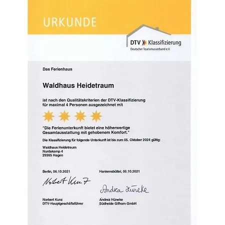 Waldhaus Heidetraum Comfortable Sprakensehl
